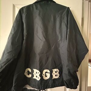 Vintage CBGB rain jacket